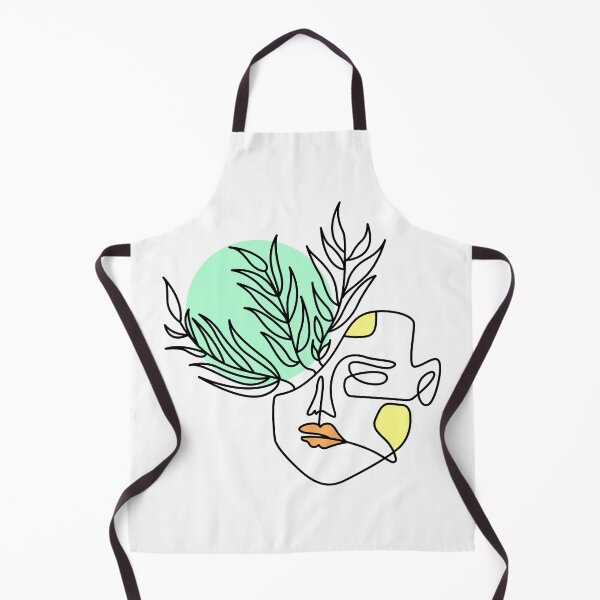 Item preview, Sad face with floral and pastel colour - line art designed and sold by Ilham Firdaus.