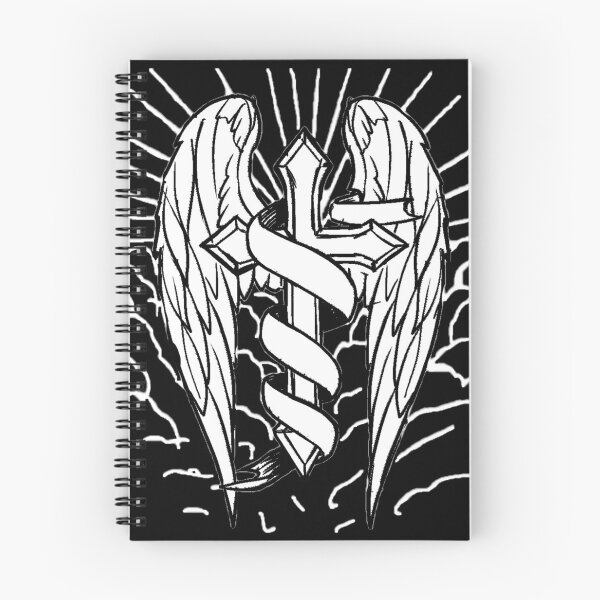 Item preview, Christian Angel winged cross  designed and sold by Hypnotees.