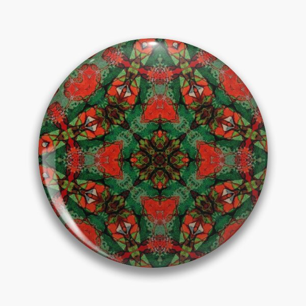 Item preview, Strawberry Garden Mandala Inspired in Portuguese Tiles designed and sold by Sónia Oliveira.