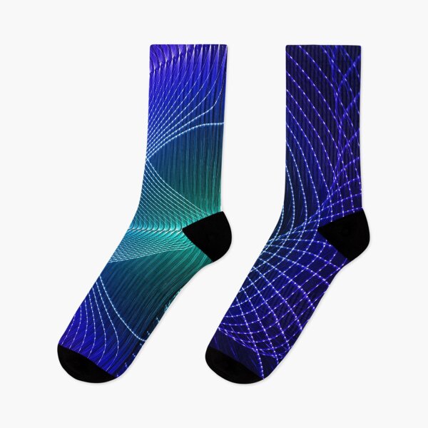 Item preview, Psytrance Design - Psychedelic Geometric Fractal - Minimal - Blue Turquoise designed and sold by JordanHolmes.