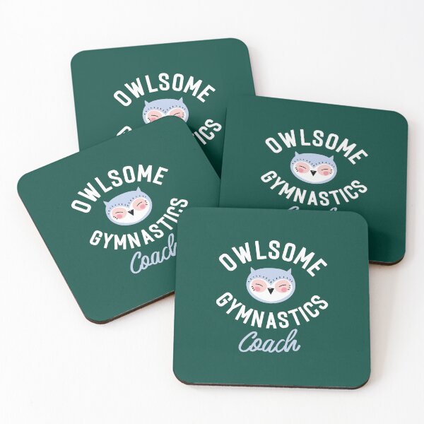 Item preview, Owlsome Gymnastics Coach Pun - Funny Gift Idea designed and sold by betternotes.