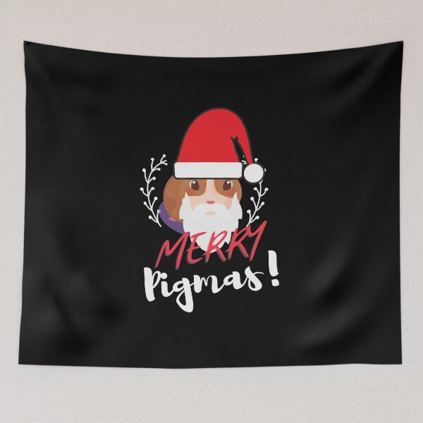 Item preview, Guinea Pig Merry Pigmas Face Mask Christmas Santa Xmas Gift designed and sold by trendo.