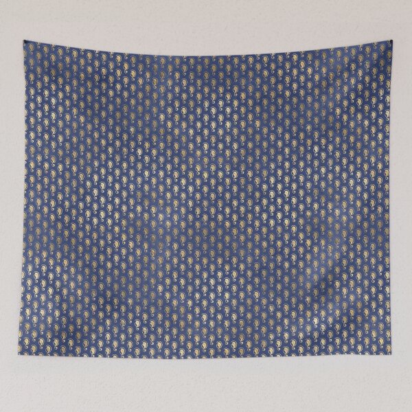 Item preview, An ornate gold on blue design designed and sold by AnnieHochmann.