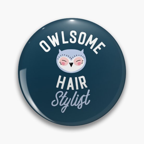 Artikelvorschau, Owlsome Hair Stylist Pun - Funny Gift Idea entworfen und verkauft von betternotes.