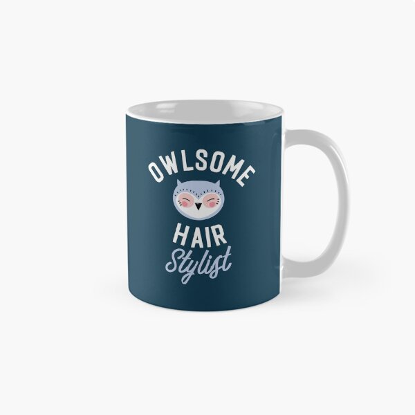 Artikelvorschau, Owlsome Hair Stylist Pun - Funny Gift Idea entworfen und verkauft von betternotes.