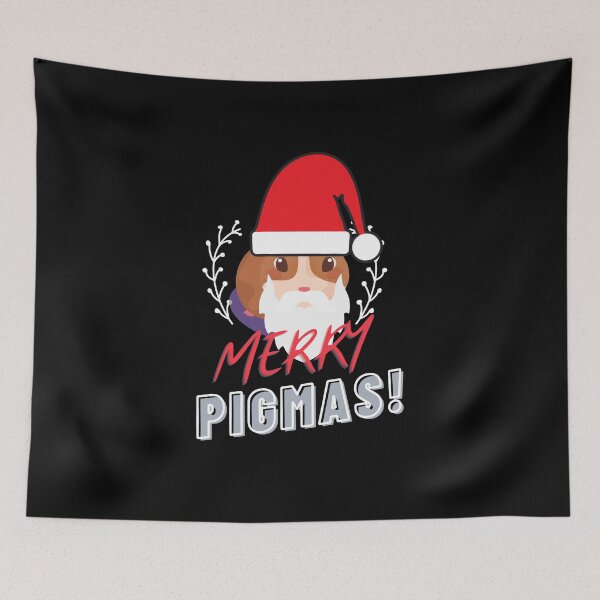 Item preview, Guinea Pig Merry Pigmas Face Mask Christmas Santa Xmas Gift designed and sold by trendo.