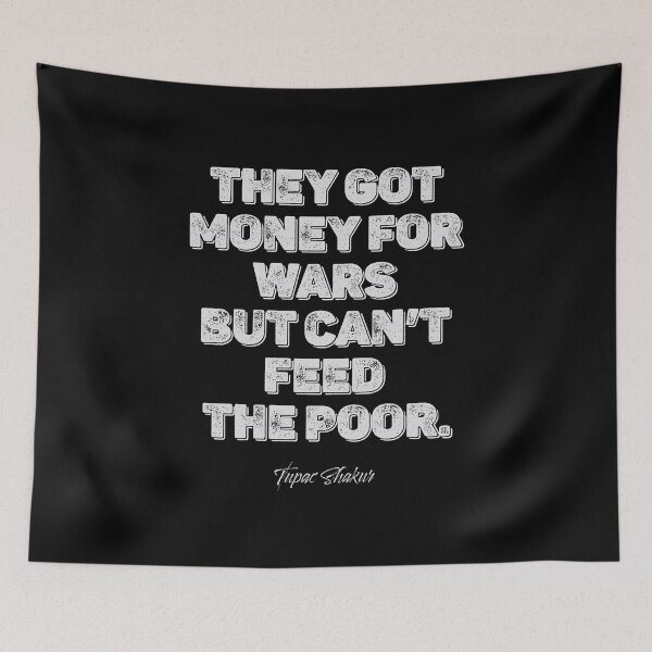 Item preview, T. Shakur's protest Quote designed and sold by just-quotes.
