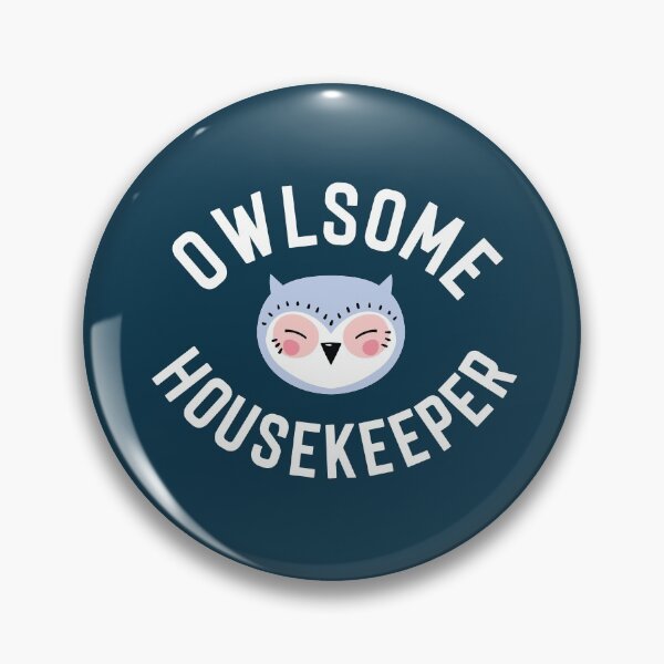 Item preview, Owlsome Housekeeper Pun - Funny Gift Idea designed and sold by betternotes.