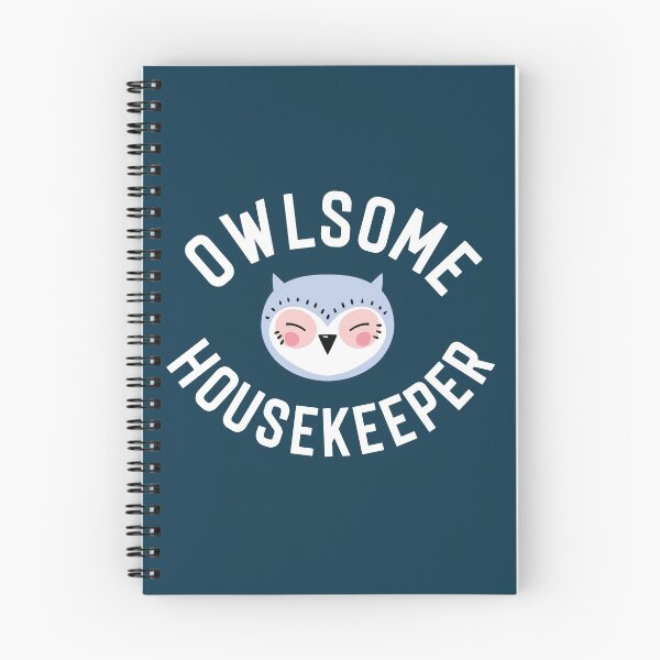 Item preview, Owlsome Housekeeper Pun - Funny Gift Idea designed and sold by betternotes.