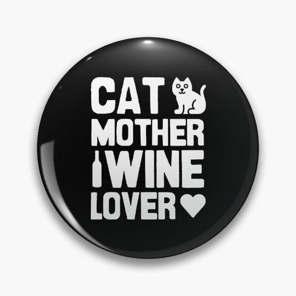Item preview, Cat mother, wine lover designed and sold by Statim.