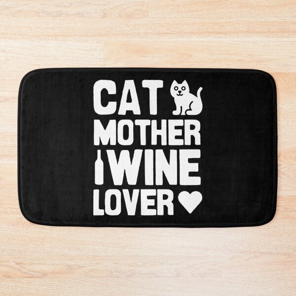 Item preview, Cat mother, wine lover designed and sold by Statim.