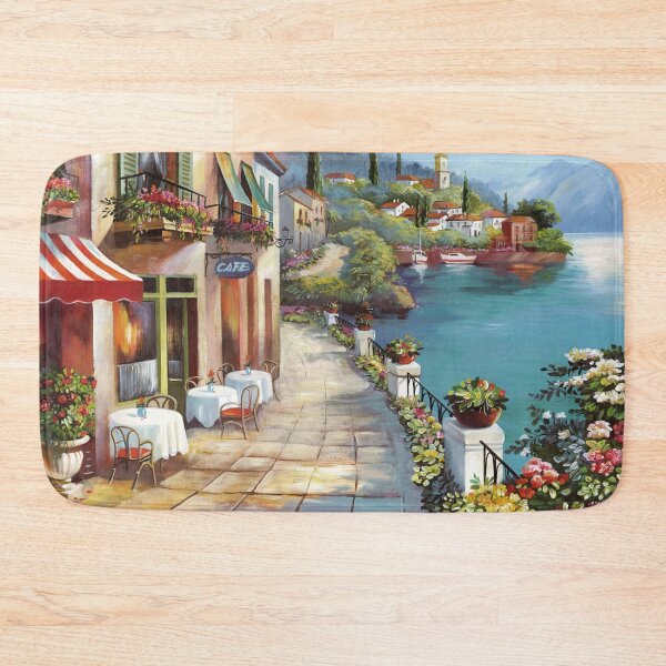 Item preview, A sunny morning in a small town near the lake designed and sold by MisoraA.