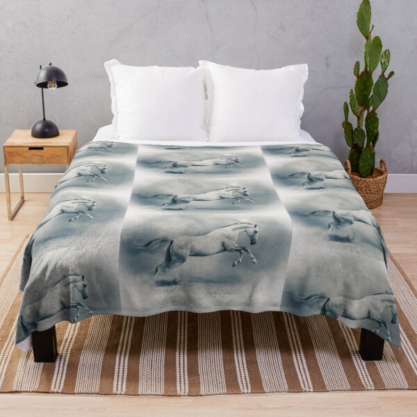 Item preview, Beautiful gray stallion jumps on the wild designed and sold by marusya1.