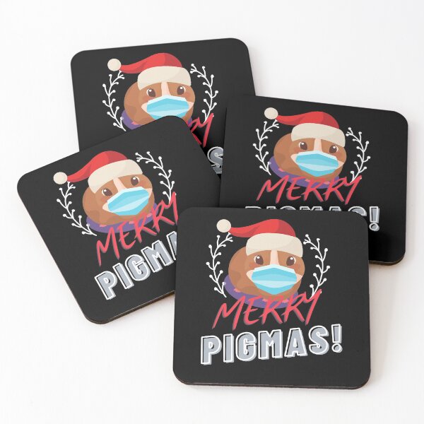 Item preview, Guinea Pig Merry Pigmas Face Mask Christmas Santa Xmas Gift designed and sold by trendo.