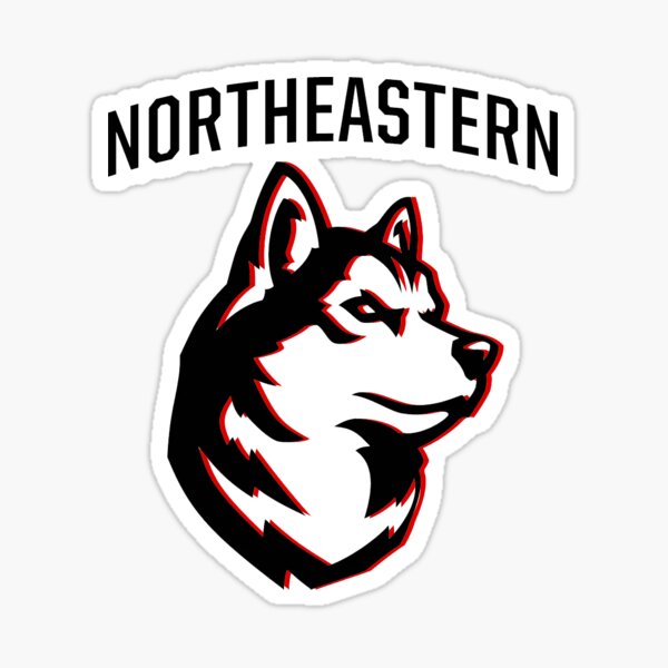 Northeastern Huskies - Eishockey / Fußball Sticker