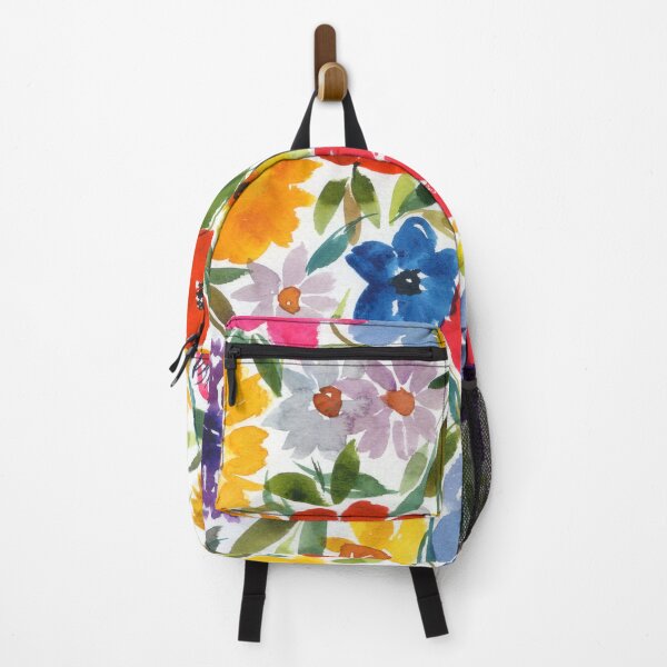 Item preview, red, blue and yellow floral patter designed and sold by kosarandrea.