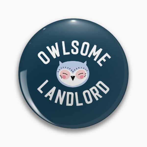 Item preview, Owlsome Landlord Pun - Funny Gift Idea designed and sold by betternotes.