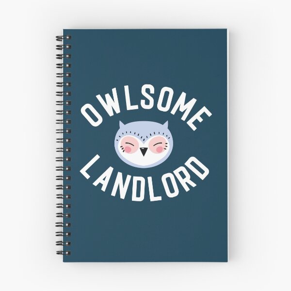 Item preview, Owlsome Landlord Pun - Funny Gift Idea designed and sold by betternotes.