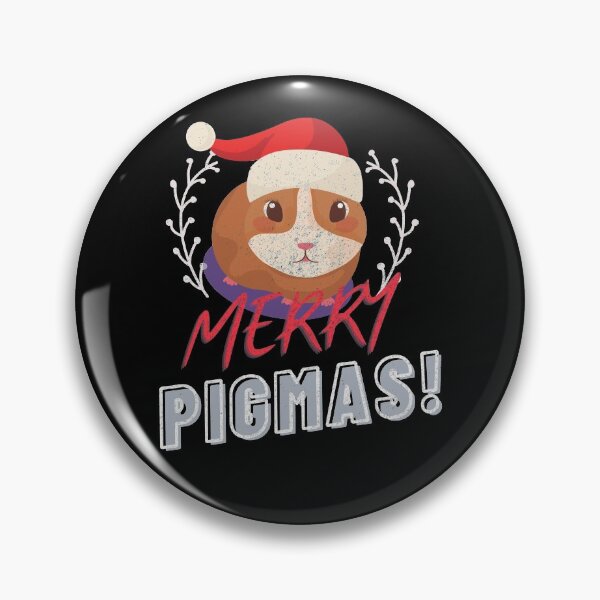 Item preview, Guinea Pig Merry Pigmas Face Mask Christmas Santa Vintage designed and sold by trendo.