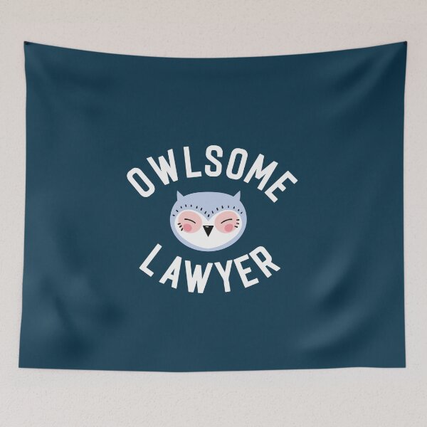 Item preview, Owlsome Lawyer Pun - Funny Gift Idea designed and sold by betternotes.