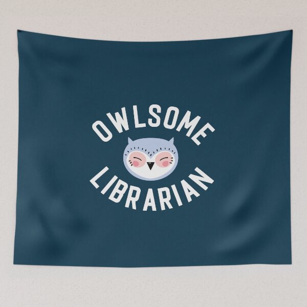 Item preview, Owlsome Librarian Pun - Funny Gift Idea designed and sold by betternotes.