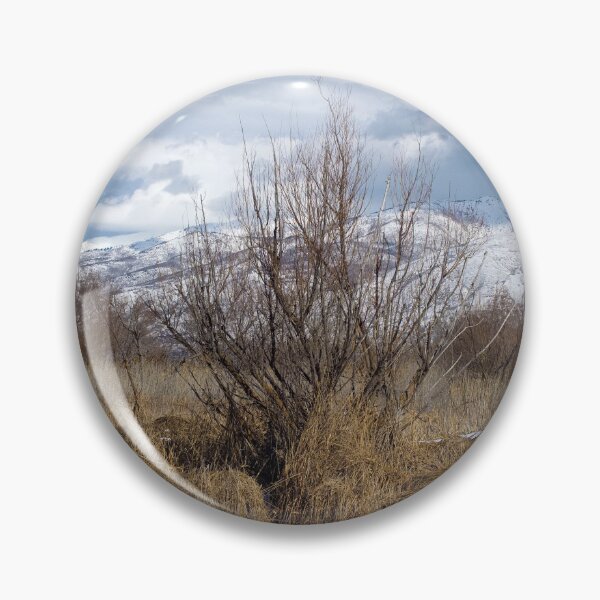 Item preview, Winter mountain nature landscape scene with trees, bushes and snow designed and sold by Ventures1.
