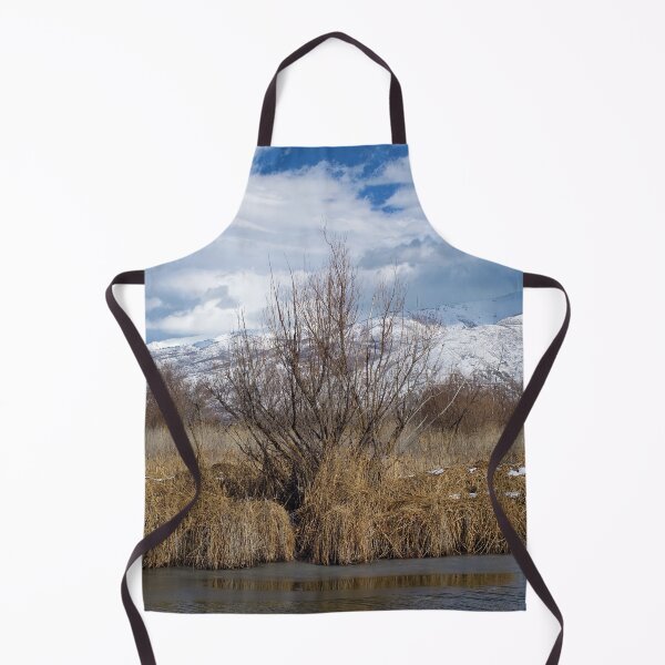 Item preview, Winter mountain nature landscape scene with trees, bushes and snow designed and sold by Ventures1.