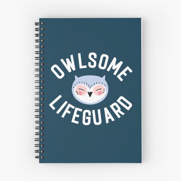 Item preview, Owlsome Lifeguard Pun - Funny Gift Idea designed and sold by betternotes.