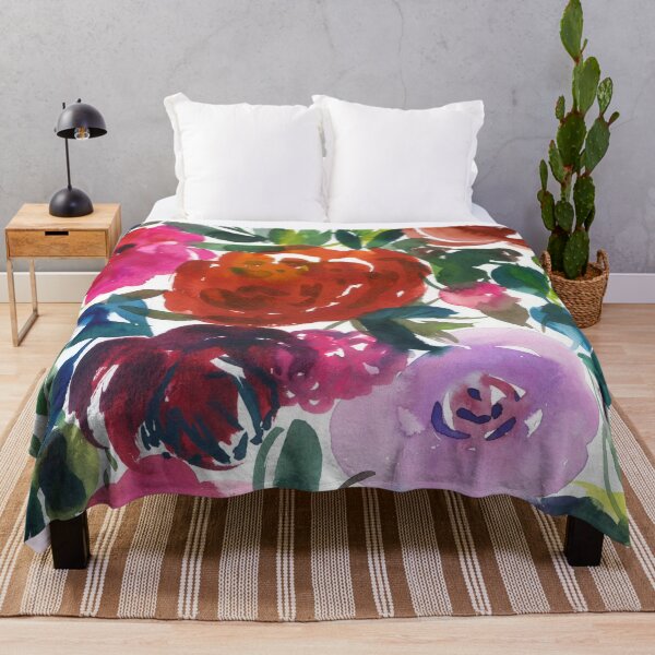 Item preview, colorful pattern with flowers designed and sold by kosarandrea.