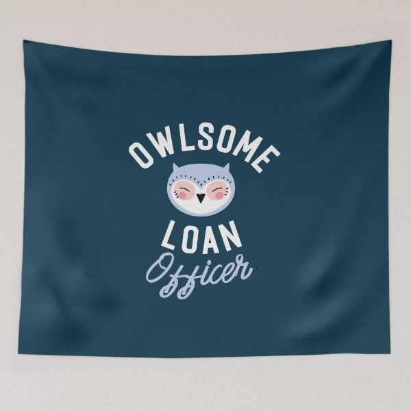 Item preview, Owlsome Loan Officer Pun - Funny Gift Idea designed and sold by betternotes.