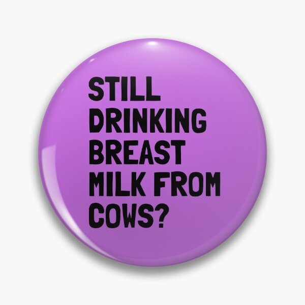 Item preview, Veganism and Animal Rights | Milk | Magenta Square Black Text designed and sold by EarlessPierre.