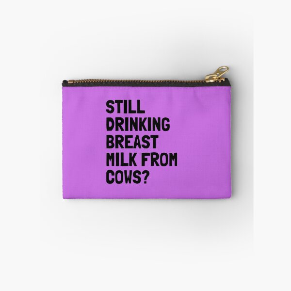 Item preview, Veganism and Animal Rights | Milk | Magenta Square Black Text designed and sold by EarlessPierre.