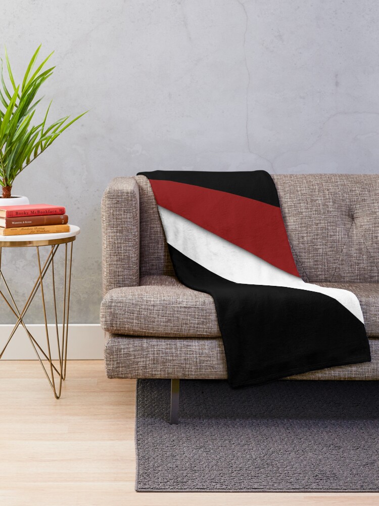 Decorative Red And Black Throw Pillow for Sale by FantasySkyArt