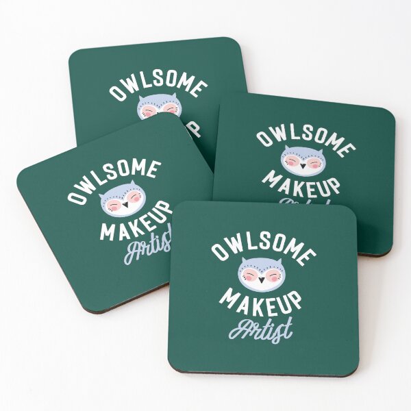 Item preview, Owlsome Makeup Artist Pun - Funny Gift Idea designed and sold by betternotes.