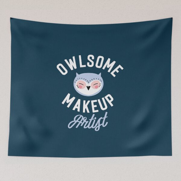 Item preview, Owlsome Makeup Artist Pun - Funny Gift Idea designed and sold by betternotes.