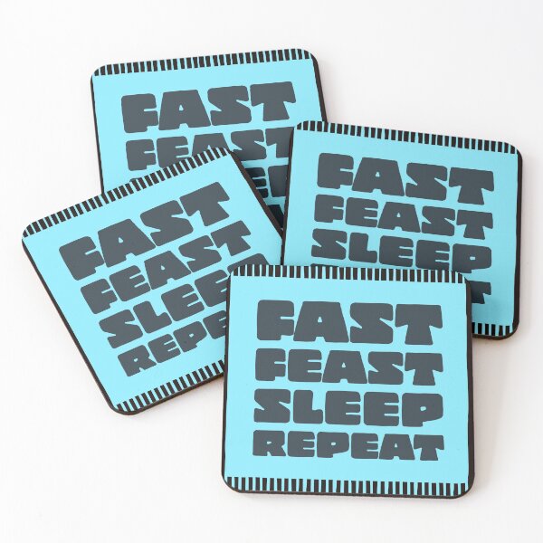 Artikelvorschau, Fast Feast Sleep Repeat entworfen und verkauft von stevenwoodcock.