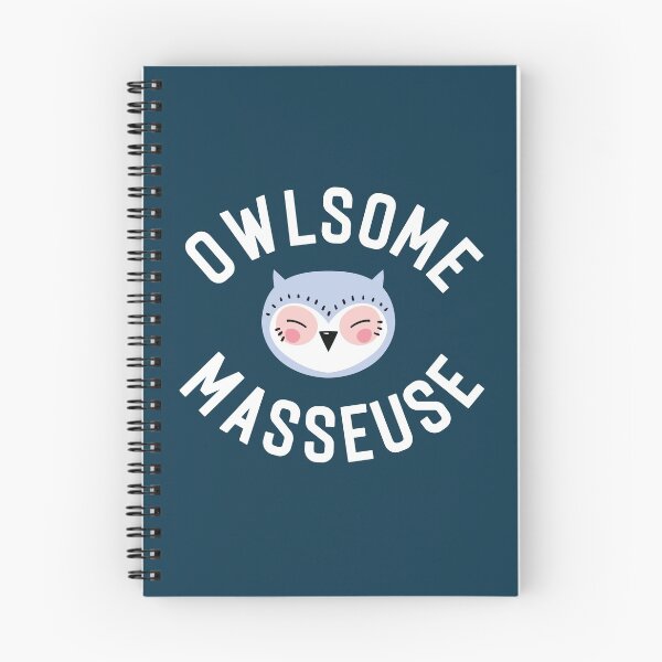 Artikelvorschau, Owlsome Masseuse Pun - Funny Gift Idea entworfen und verkauft von betternotes.
