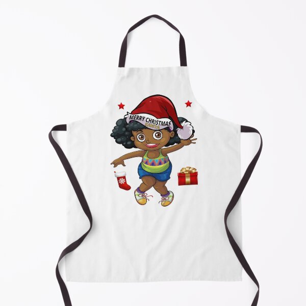 Item preview, Little Black Girl Magic Melanin Puff Merry Christmas Afro Santa  designed and sold by Black Queens.