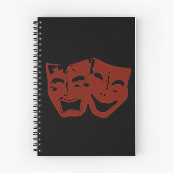 Item preview, Comedy and Tragedy Drama Theatre Mask Red designed and sold by Morganatic.