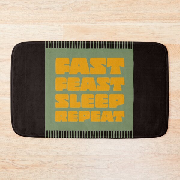 Artikelvorschau, Fast Feast Sleep Repeat entworfen und verkauft von stevenwoodcock.