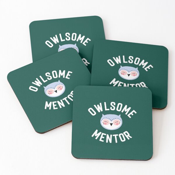 Item preview, Owlsome Mentor Pun - Funny Gift Idea designed and sold by betternotes.