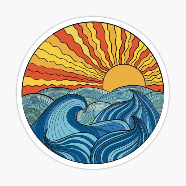 Item preview, sundown ocean designed and sold by isolife.
