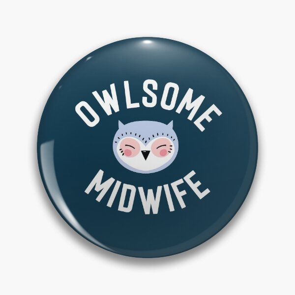 Artikelvorschau, Owlsome Midwife Pun - Funny Gift Idea entworfen und verkauft von betternotes.