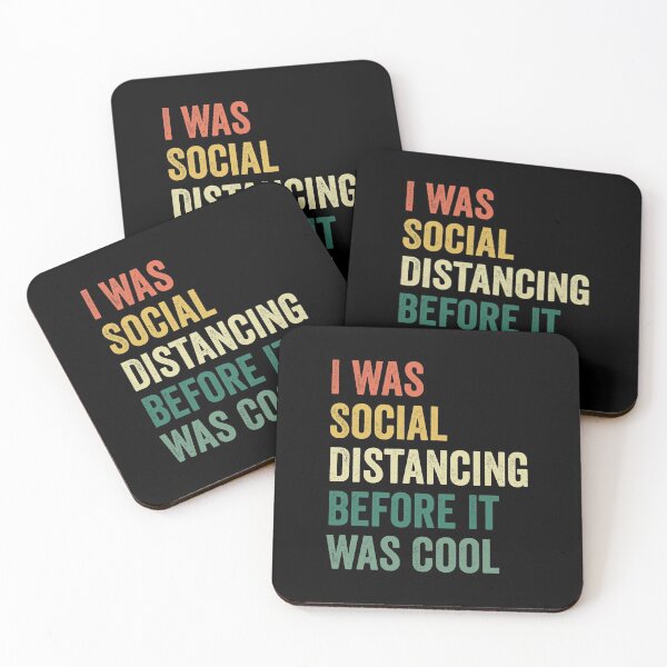 Item preview, I Was Social Distancing Before It Was Cool Vintage designed and sold by timiart.