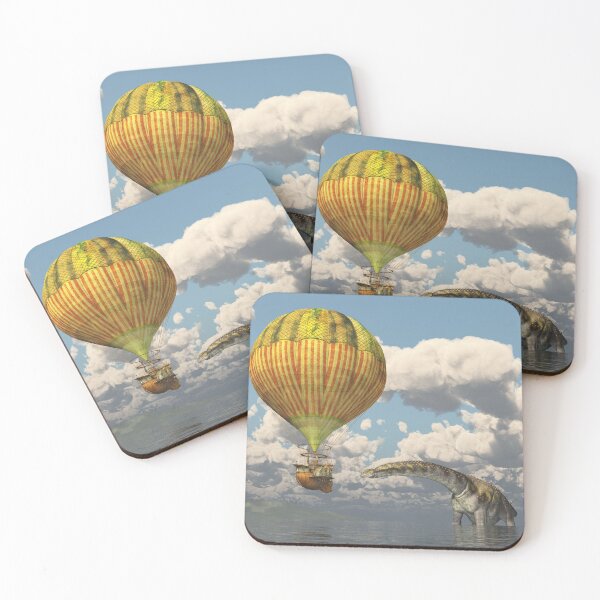 Item preview, Fantasy hot air balloon and dinosaur designed and sold by MIRO3D.