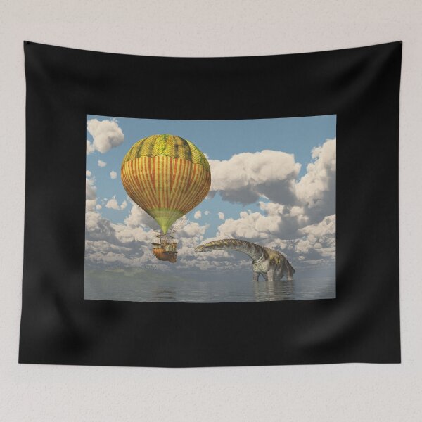 Item preview, Fantasy hot air balloon and dinosaur designed and sold by MIRO3D.