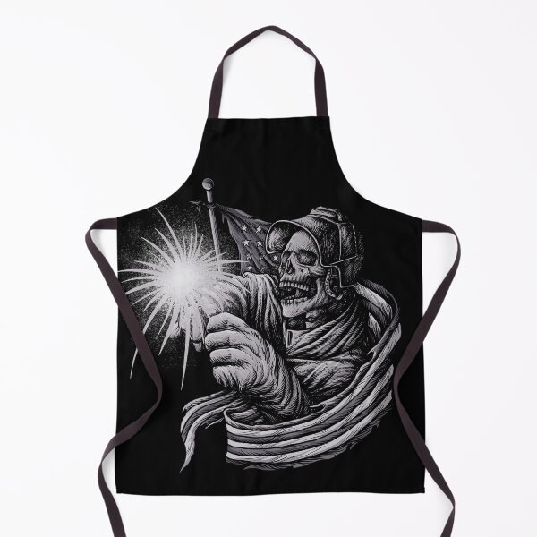 Item preview, American Welder Skull Black and White designed and sold by damnoverload.