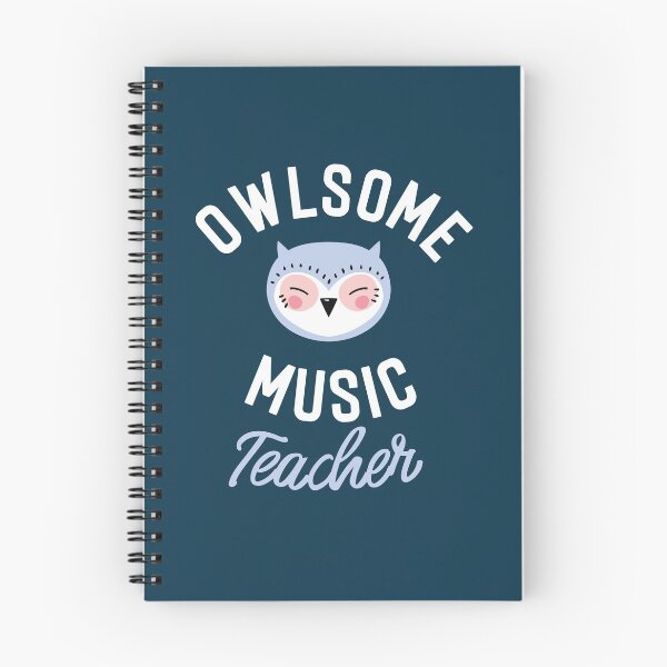 Item preview, Owlsome Music Teacher Pun - Funny Gift Idea designed and sold by betternotes.