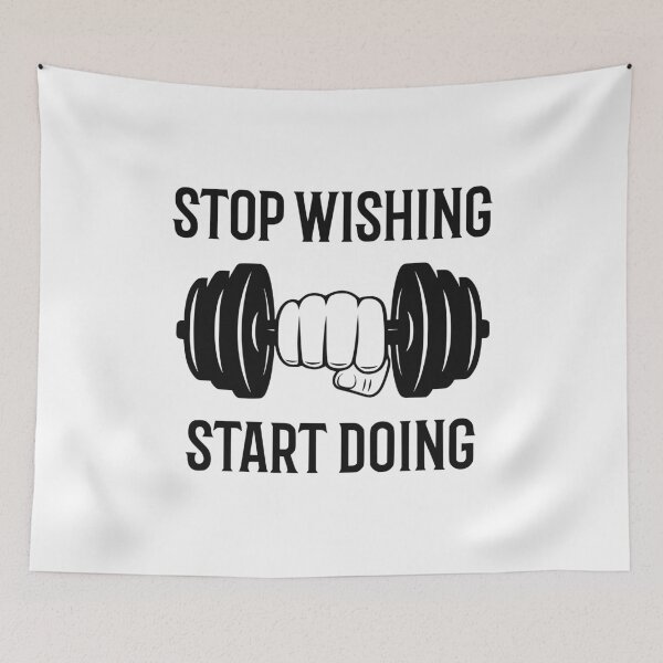 Item preview, Stop wishing start doing designed and sold by asmmdesign.