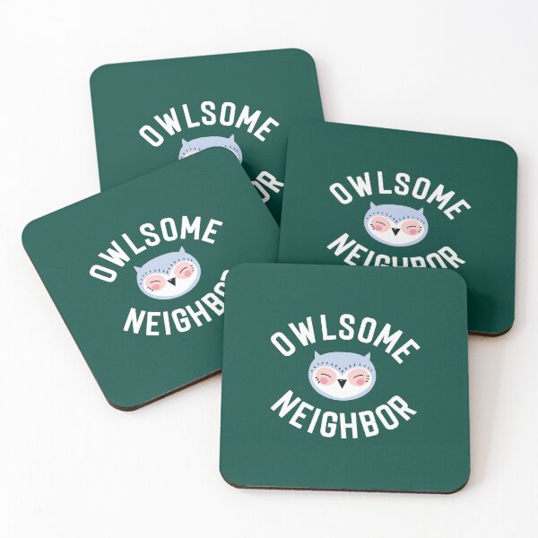 Item preview, Owlsome Neighbor Pun - Funny Gift Idea designed and sold by betternotes.